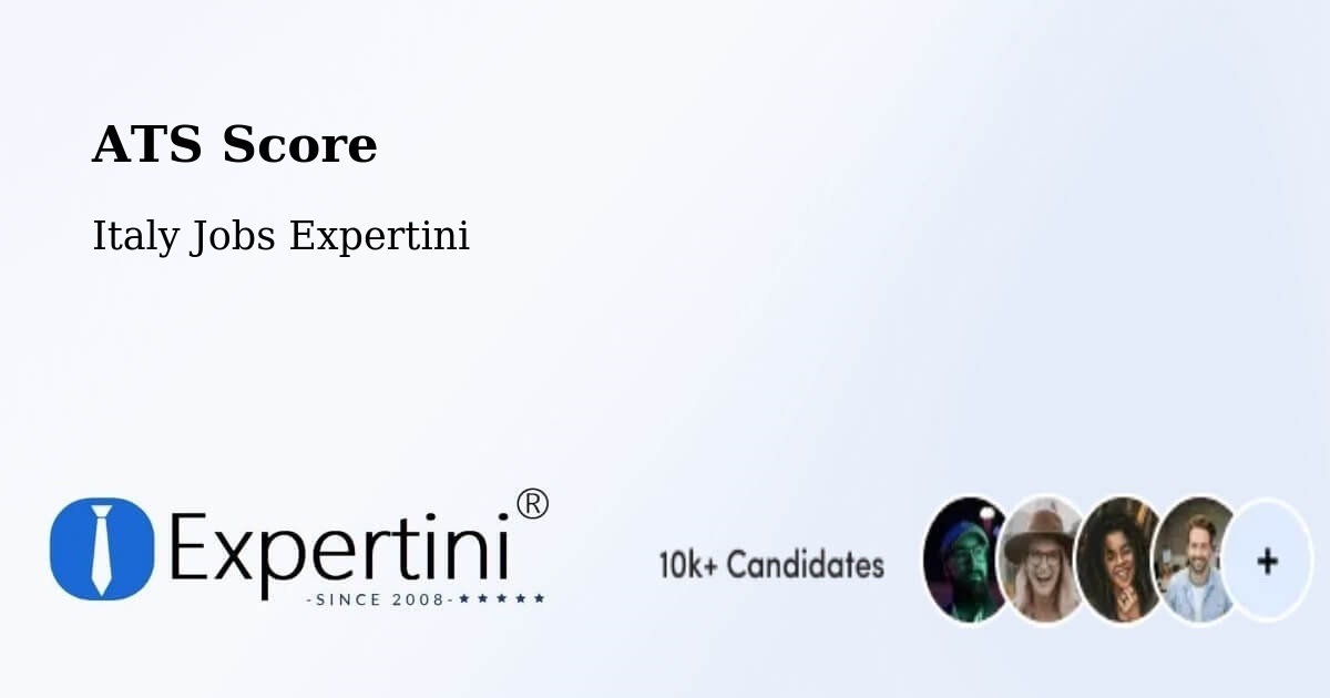 Resume ATS Score & Job Description Match Tool – Sovicille - Italy Jobs Expertini