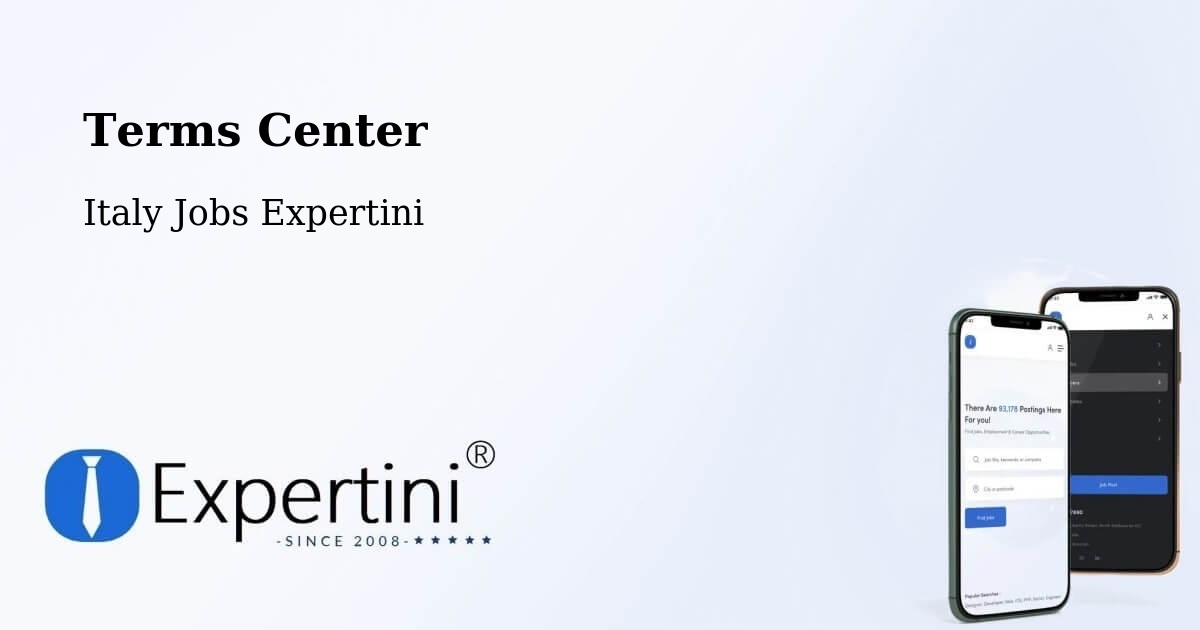 Terms of Service – Sovicille - Italy Jobs Expertini